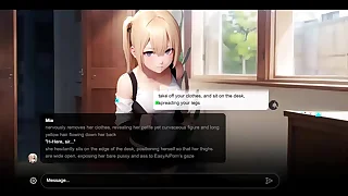 &lbrack;Sex Story&rsqb; 18yo Hot Blonde Teen Neighbor Firm Fucked Blowjob and Creampied AI Sexting Low-spirited Story